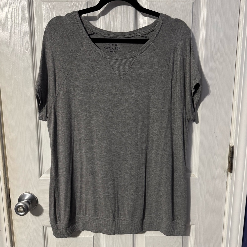 Torrid super soft gray shirt
